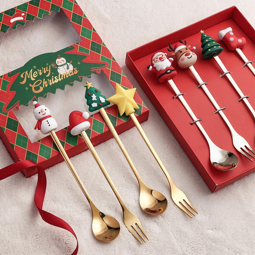 christmas cutlery set