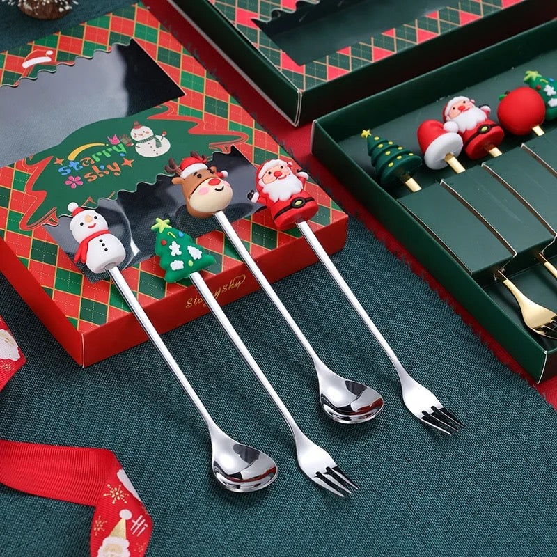 christmas cutlery set