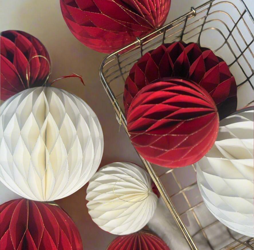 honeycomb paper ball ornament