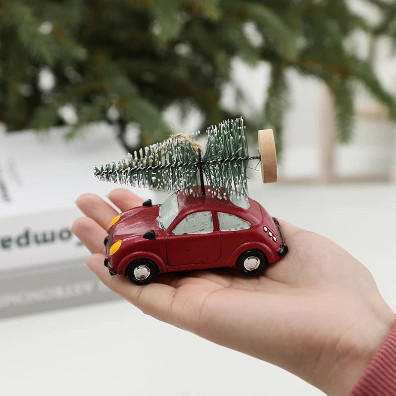 Red car ornament