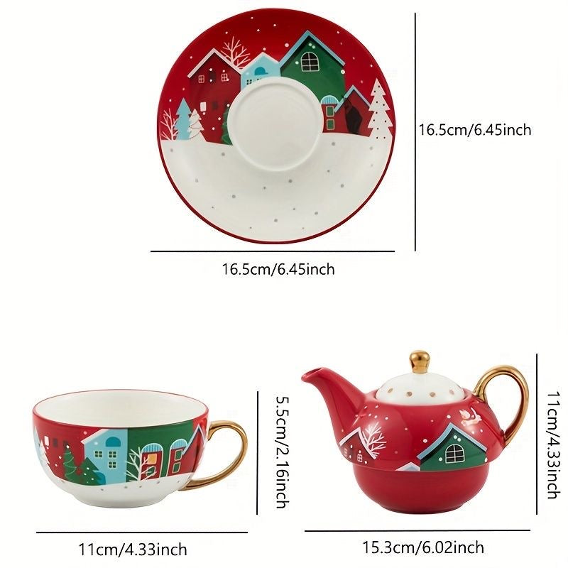 Christmas teapot set