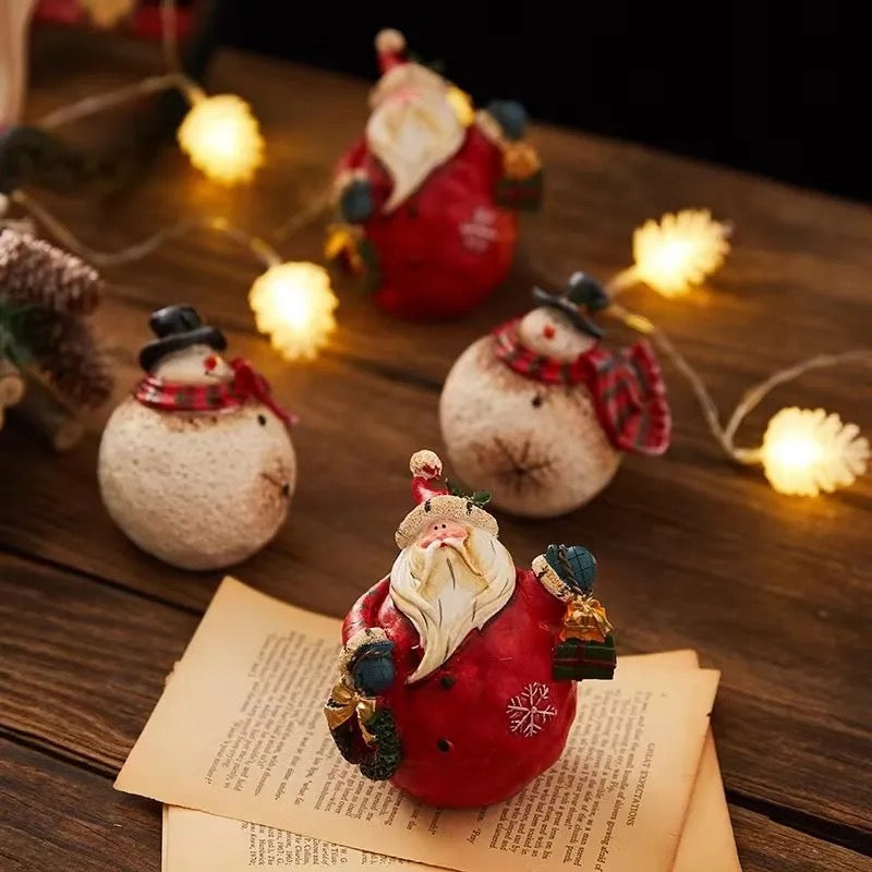 Santa table decor